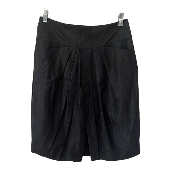 Club Monaco black pleated skirt size 4 - Picture 1 of 8